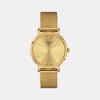 Tissot Round Gold Analog watch