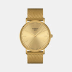Tissot Round Gold Analog watch