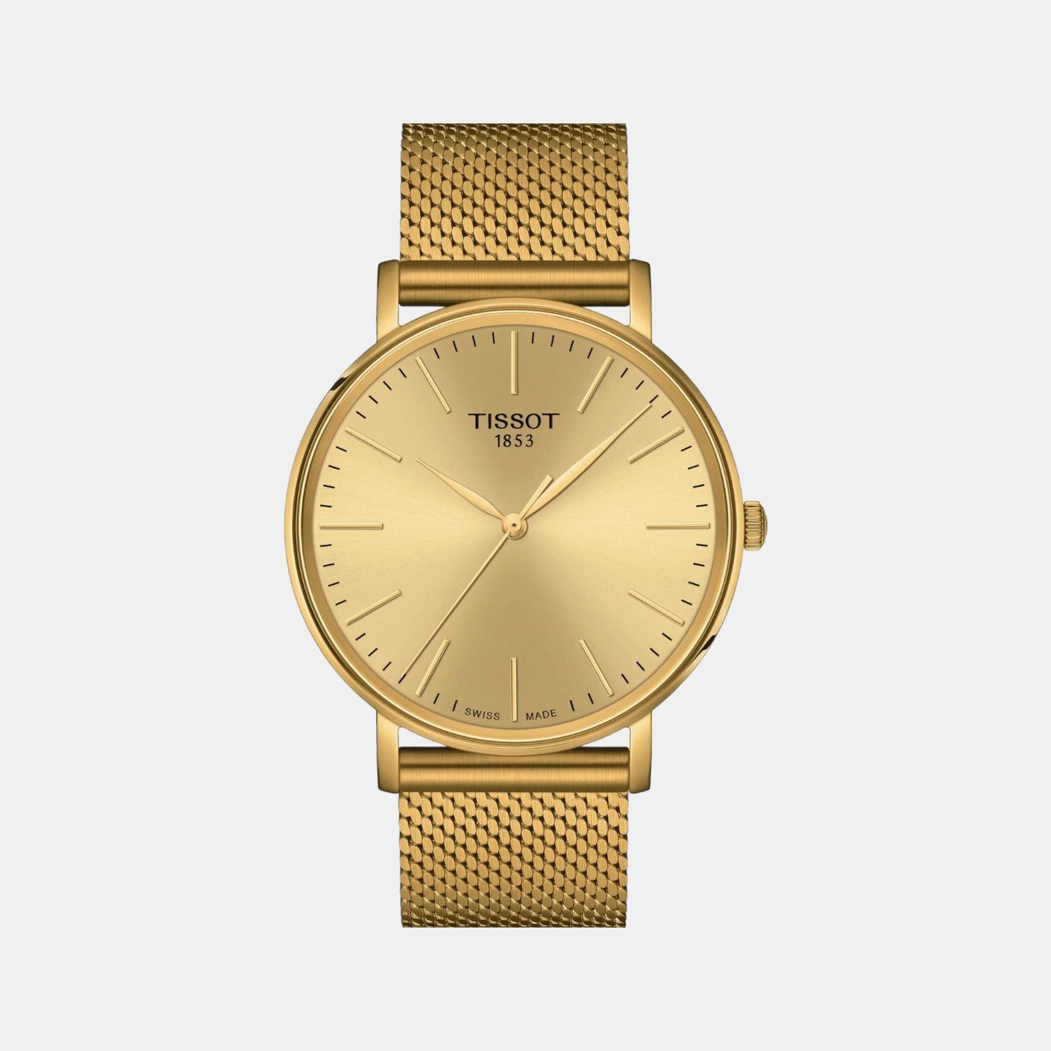 Tissot Round Gold Analog watch