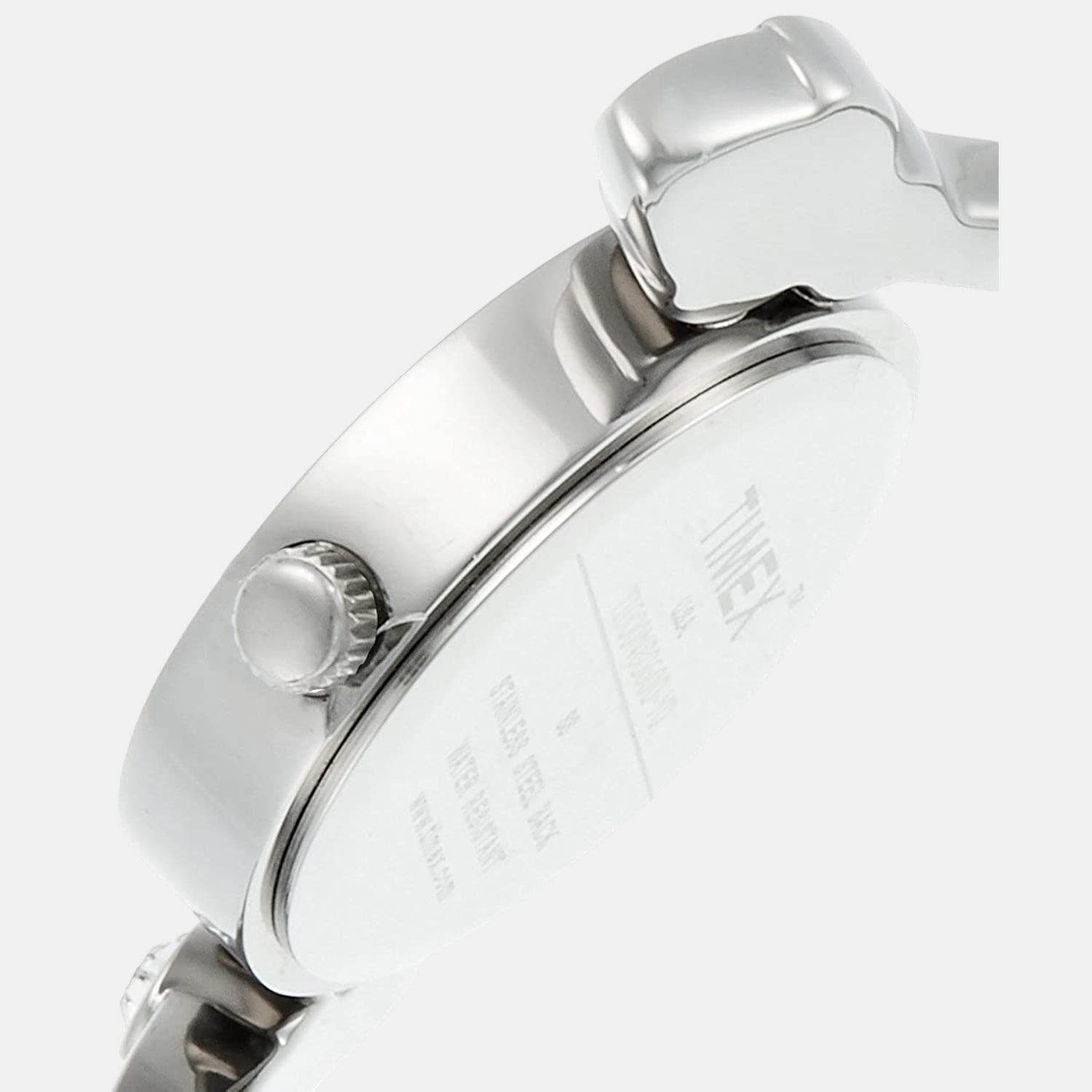 Timex Women Round Silver watch