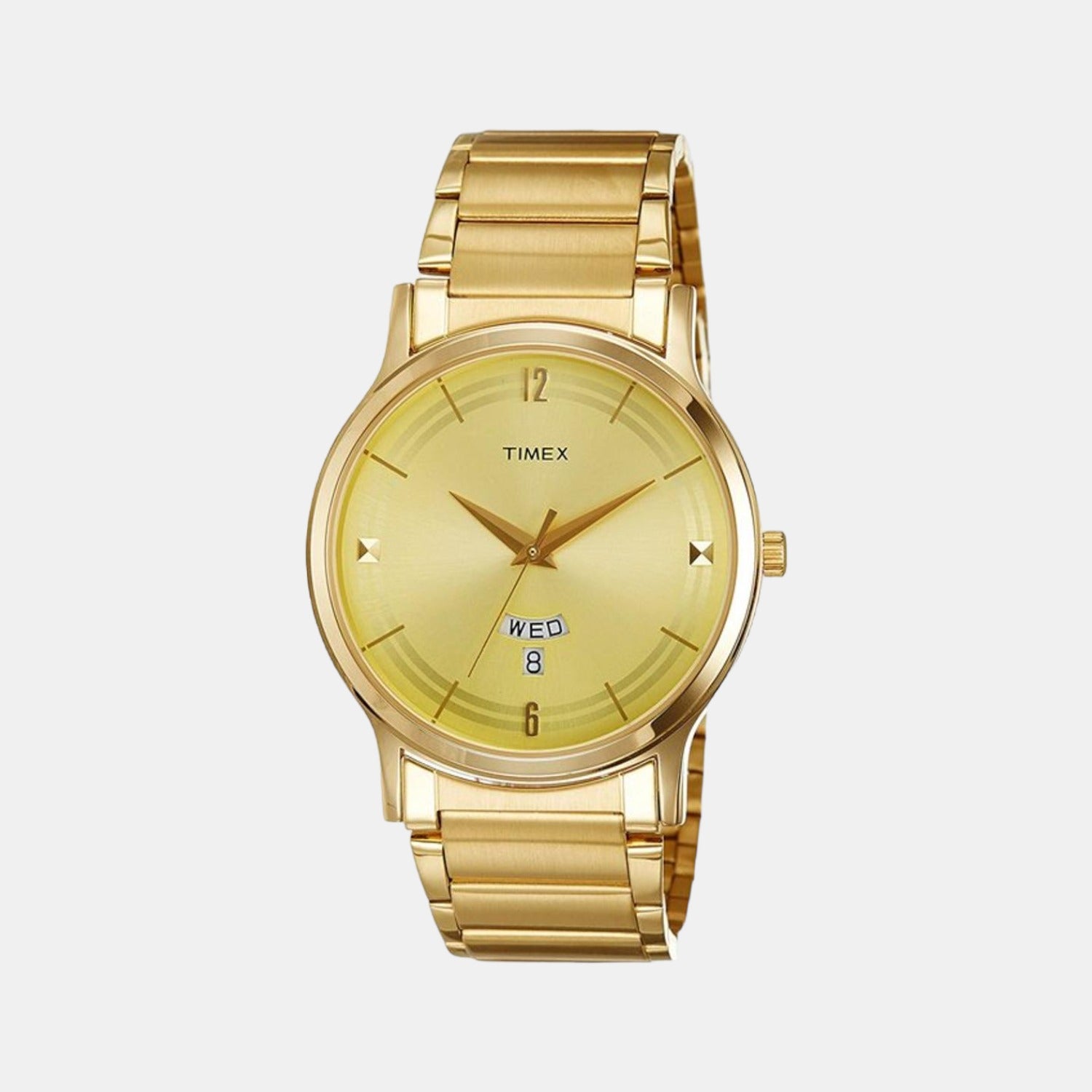 Timex Round Gold Analog watch