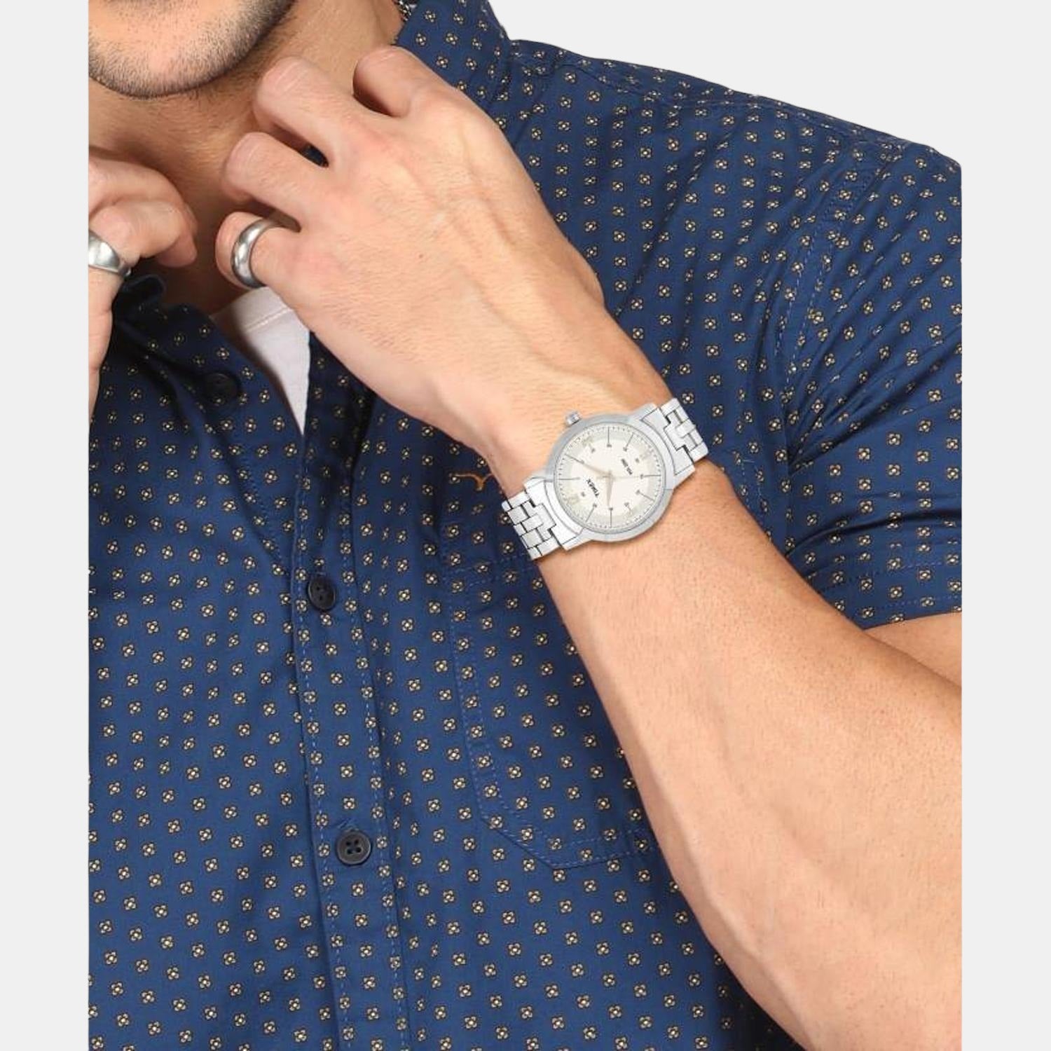 Timex Stainless Steel Round watch