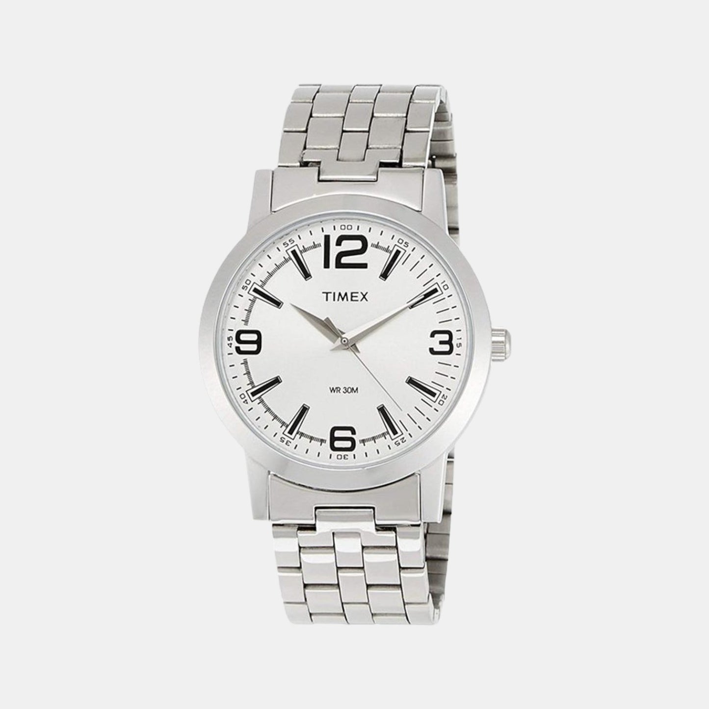 Male Silver Analog Stainless Steel Watch TI000T11200