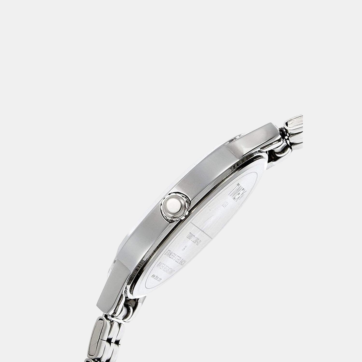 Timex Men Round Silver watch