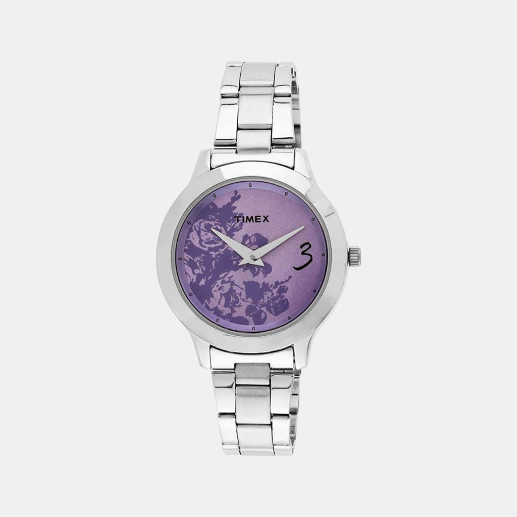Timex Round Purple Analog watch