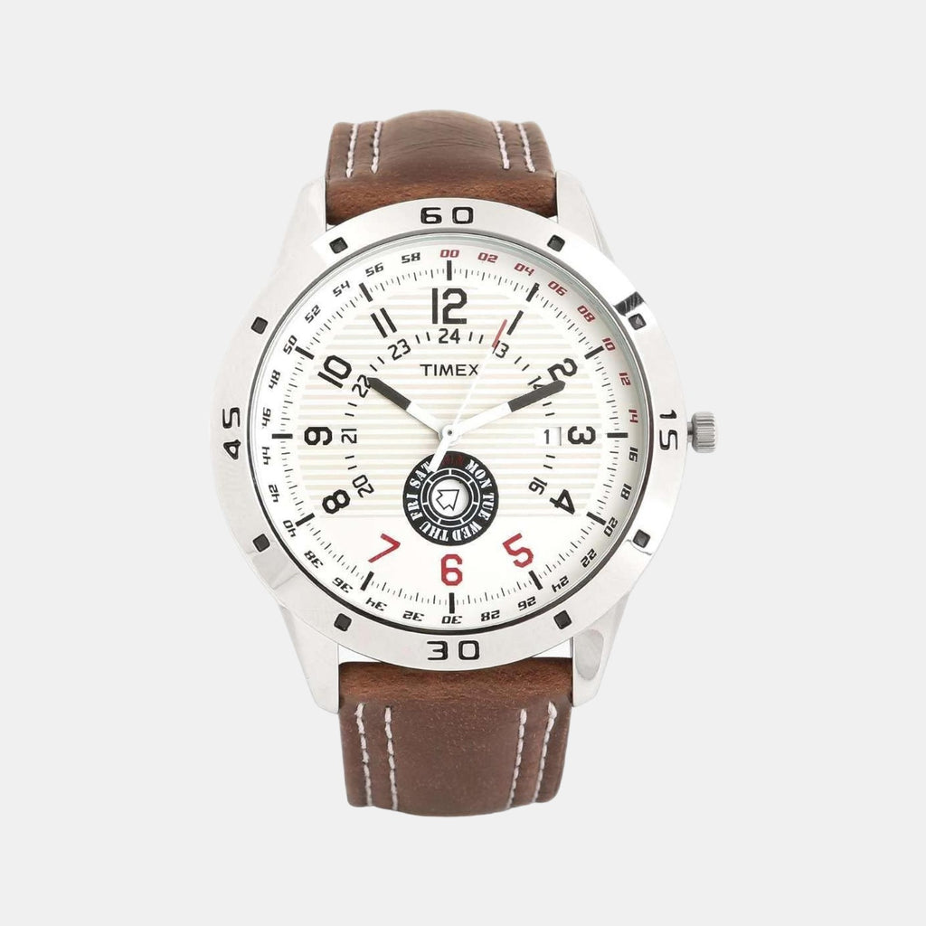 Timex Round White Analog watch