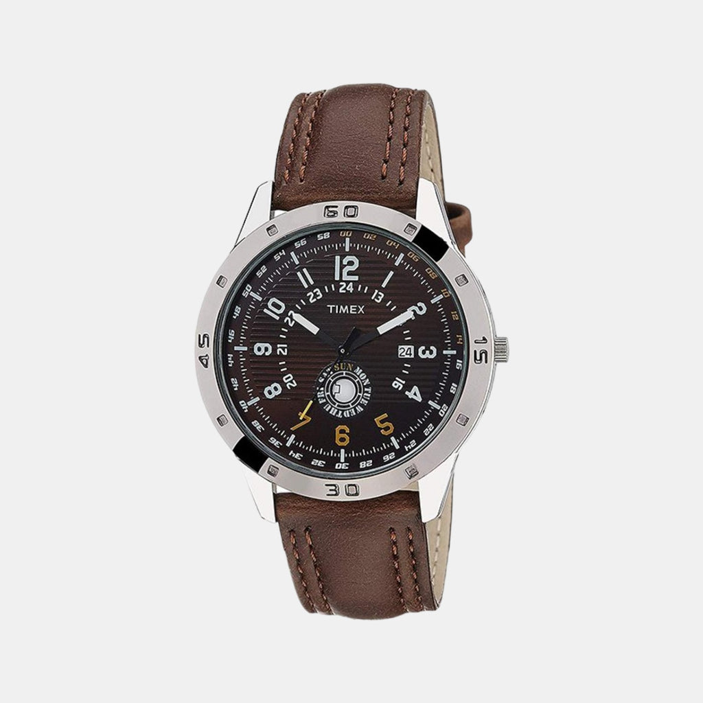 Timex Round Brown Analog watch