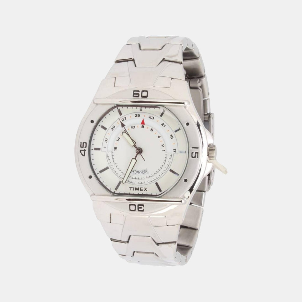 Timex Round Silver Analog watch