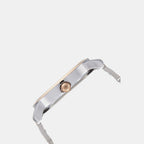 Timex Men Round Silver watch