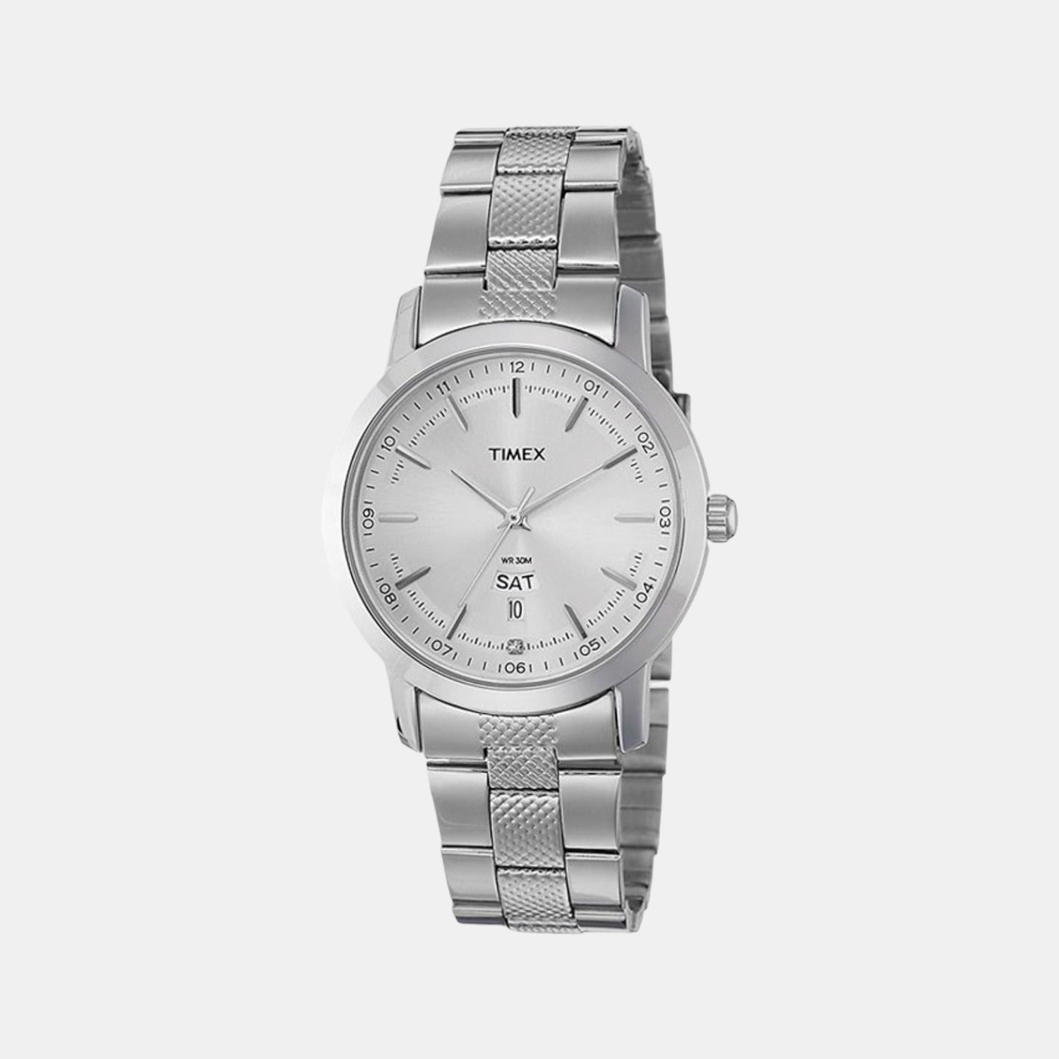 Silver timex men's watch sale