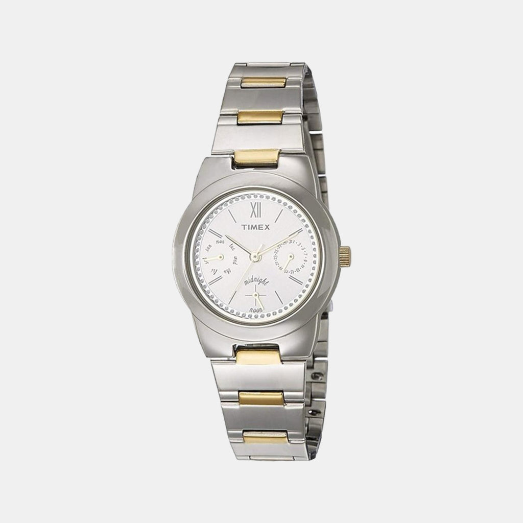 Timex Round Silver Analog watch