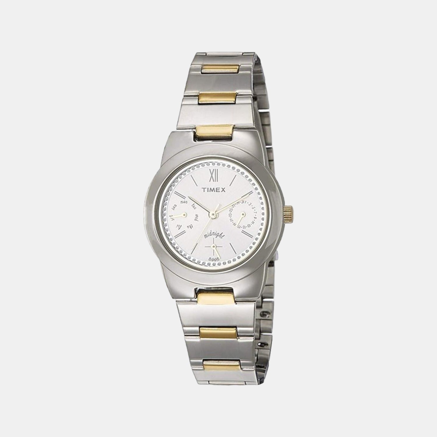 Timex Round Silver Analog watch