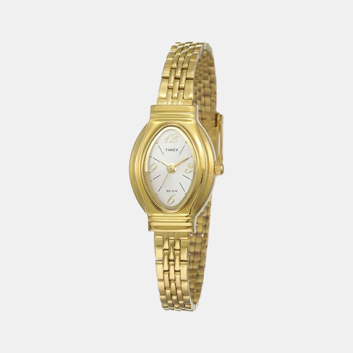 Timex Oval Silver Analog watch