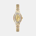 Timex Rectangular Gold Analog watch
