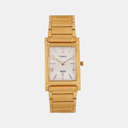 Timex Rectangular White Analog watch