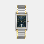 Timex Rectangular Blue Analog watch