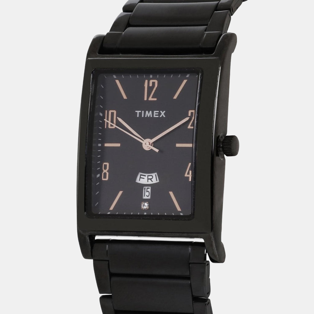 Timex Men Round Black watch