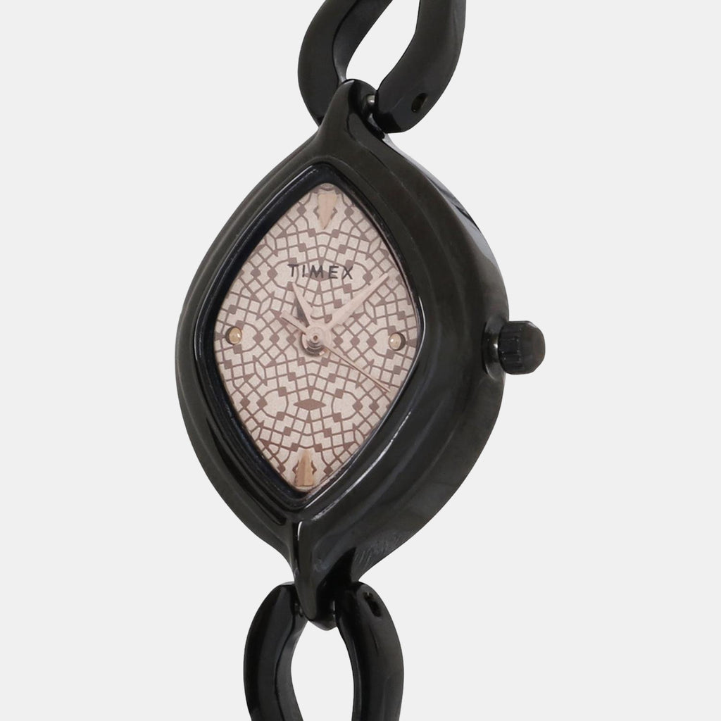 Timex Women Oval Rose Gold watch