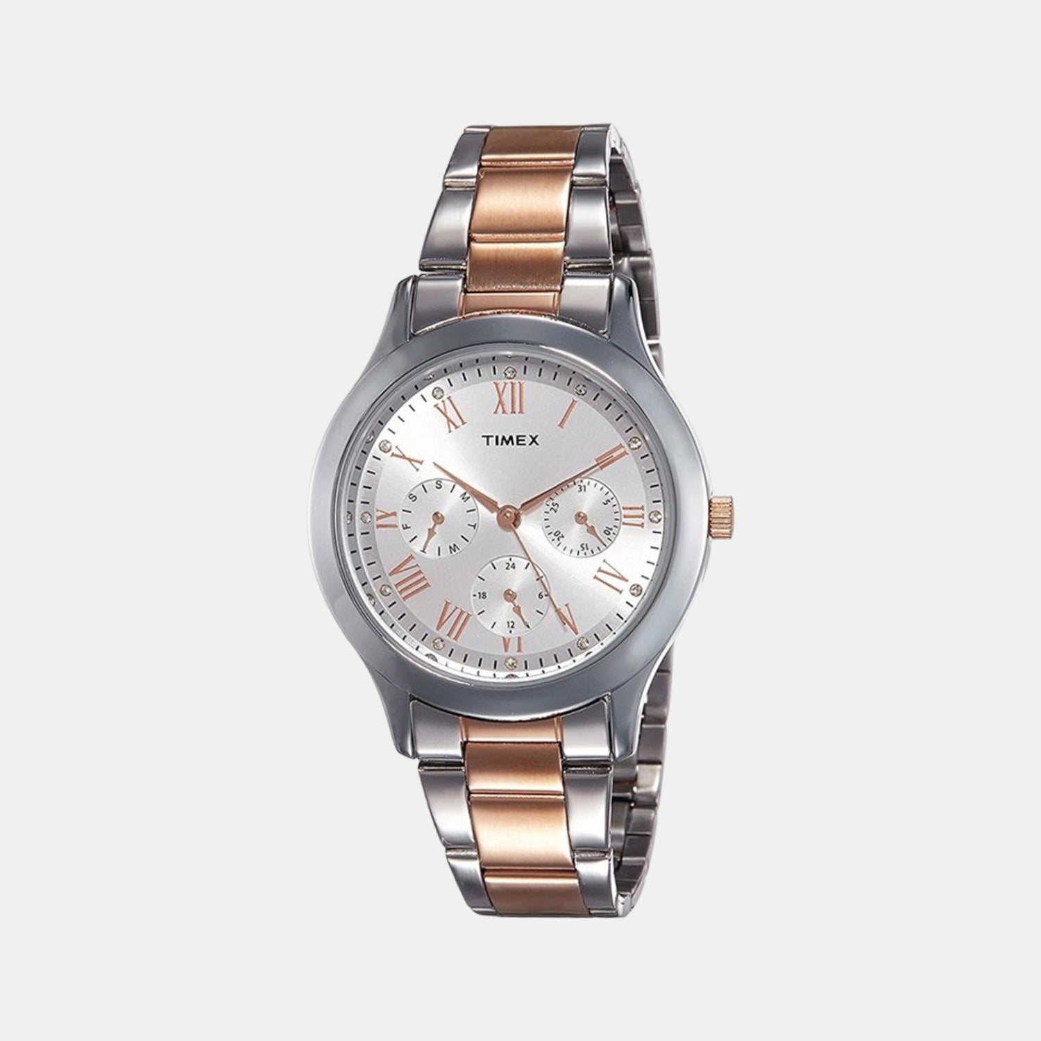 Timex Round Silver Multi-Function watch