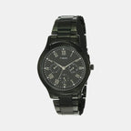 Timex Round Black Chronograph watch