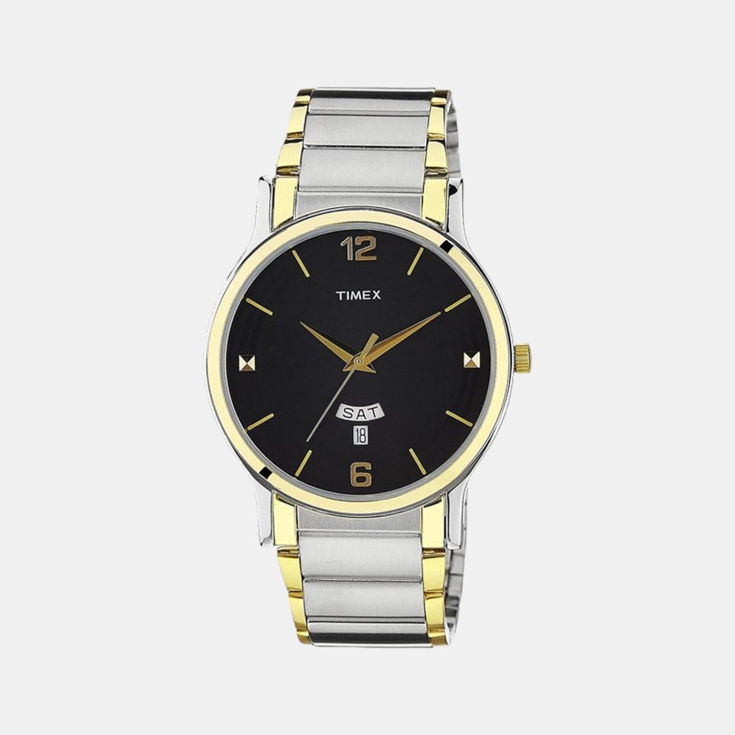 Timex black analog hot sale watch price