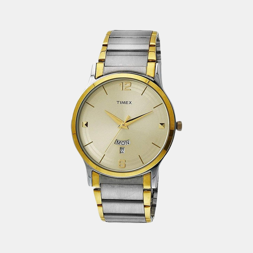 Timex Round Beige Analog watch