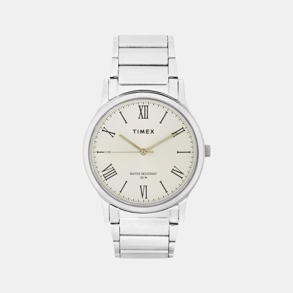 Timex Round Silver Analog watch