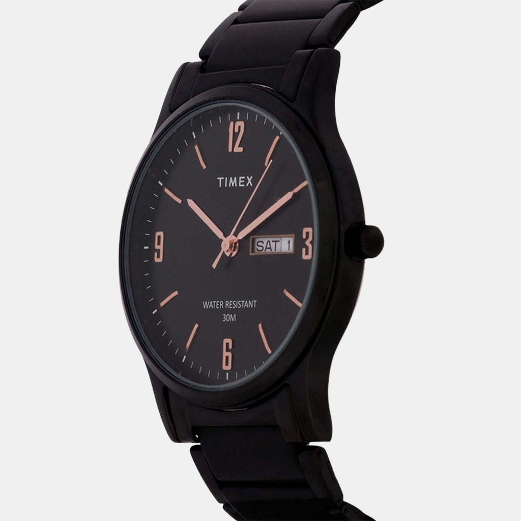 Timex Men Round Black watch