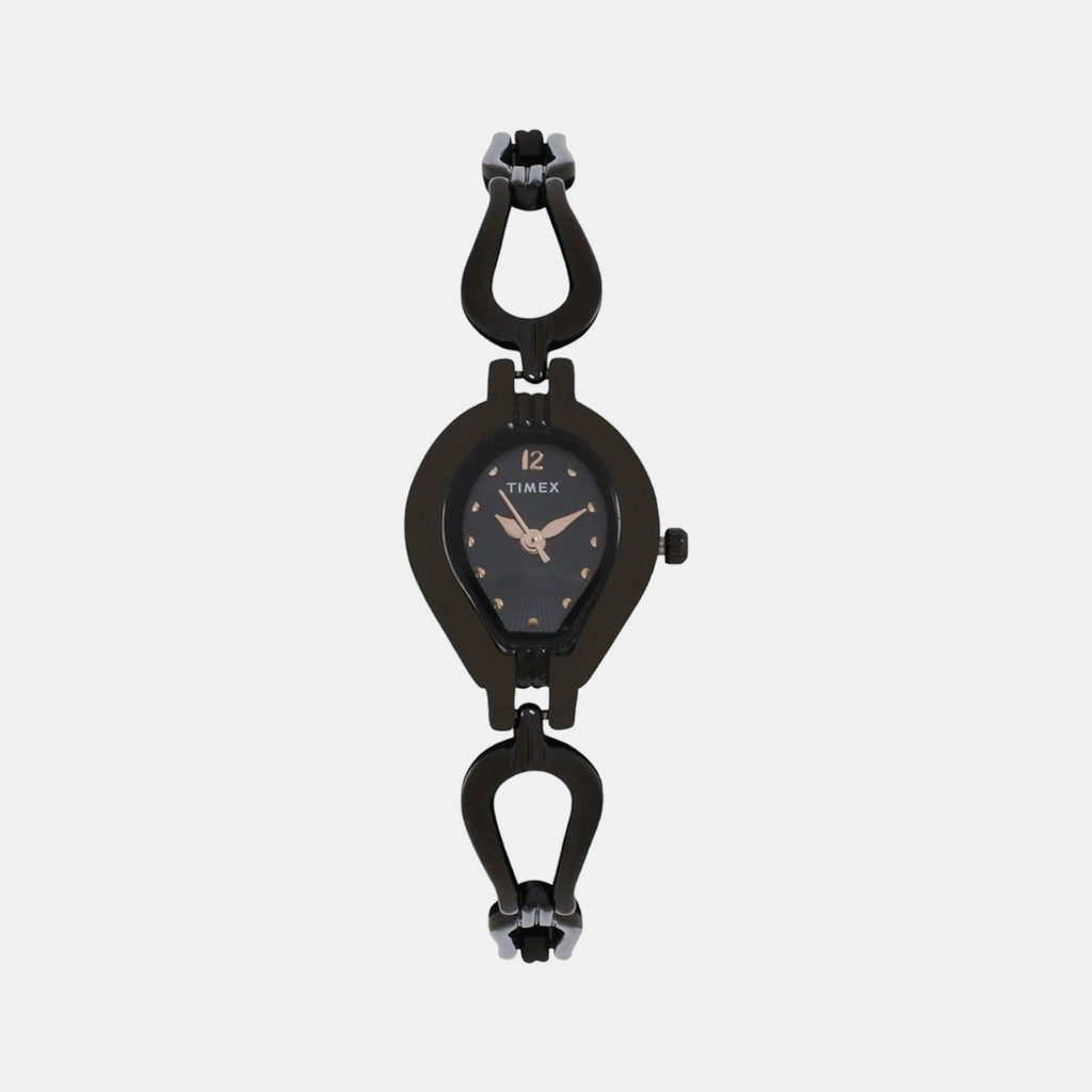 Timex Oval Black Analog watch