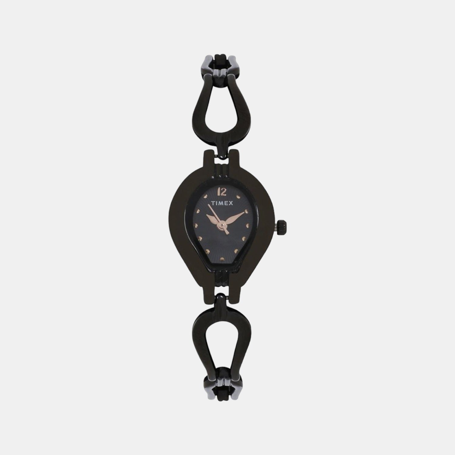 Timex Oval Black Analog watch