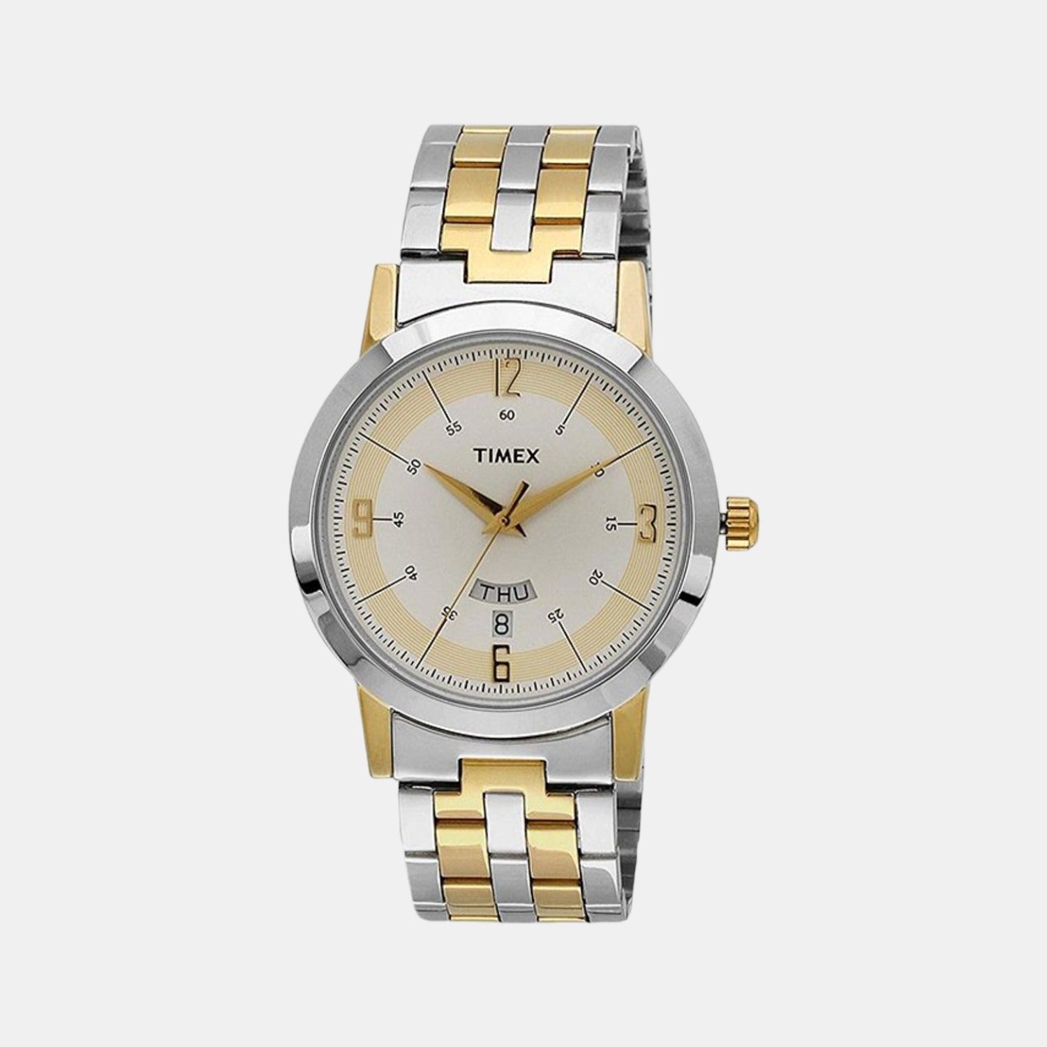 Male Silver Analog Stainless Steel Watch TW000T120