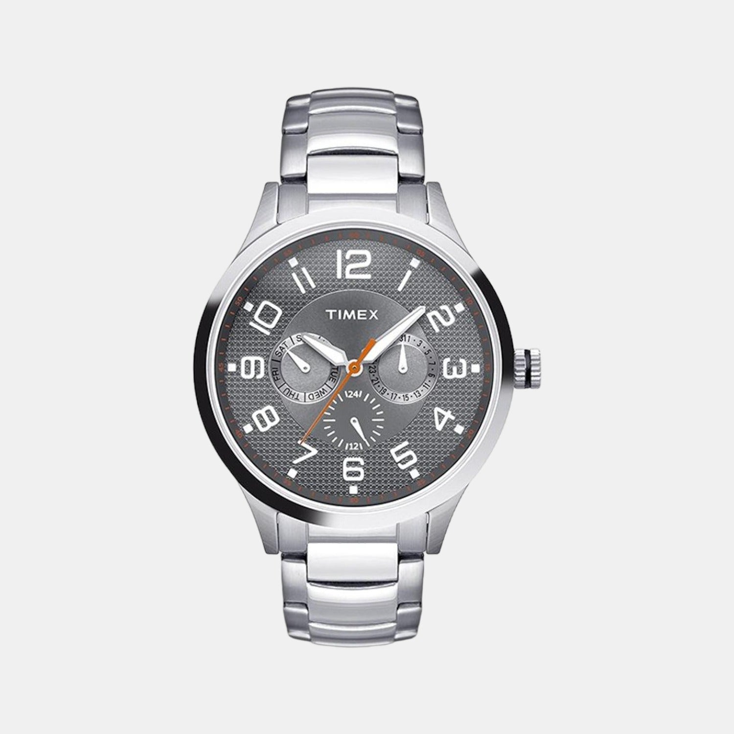 Timex Round Grey Chronograph watch