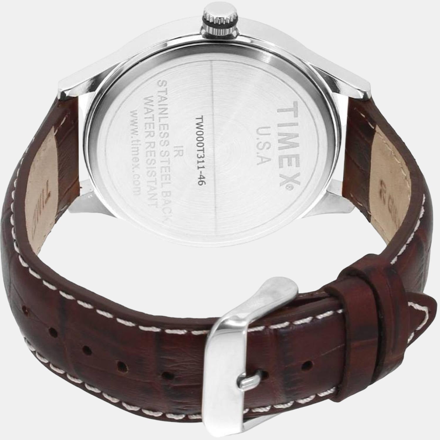 Timex Men Round Grey watch