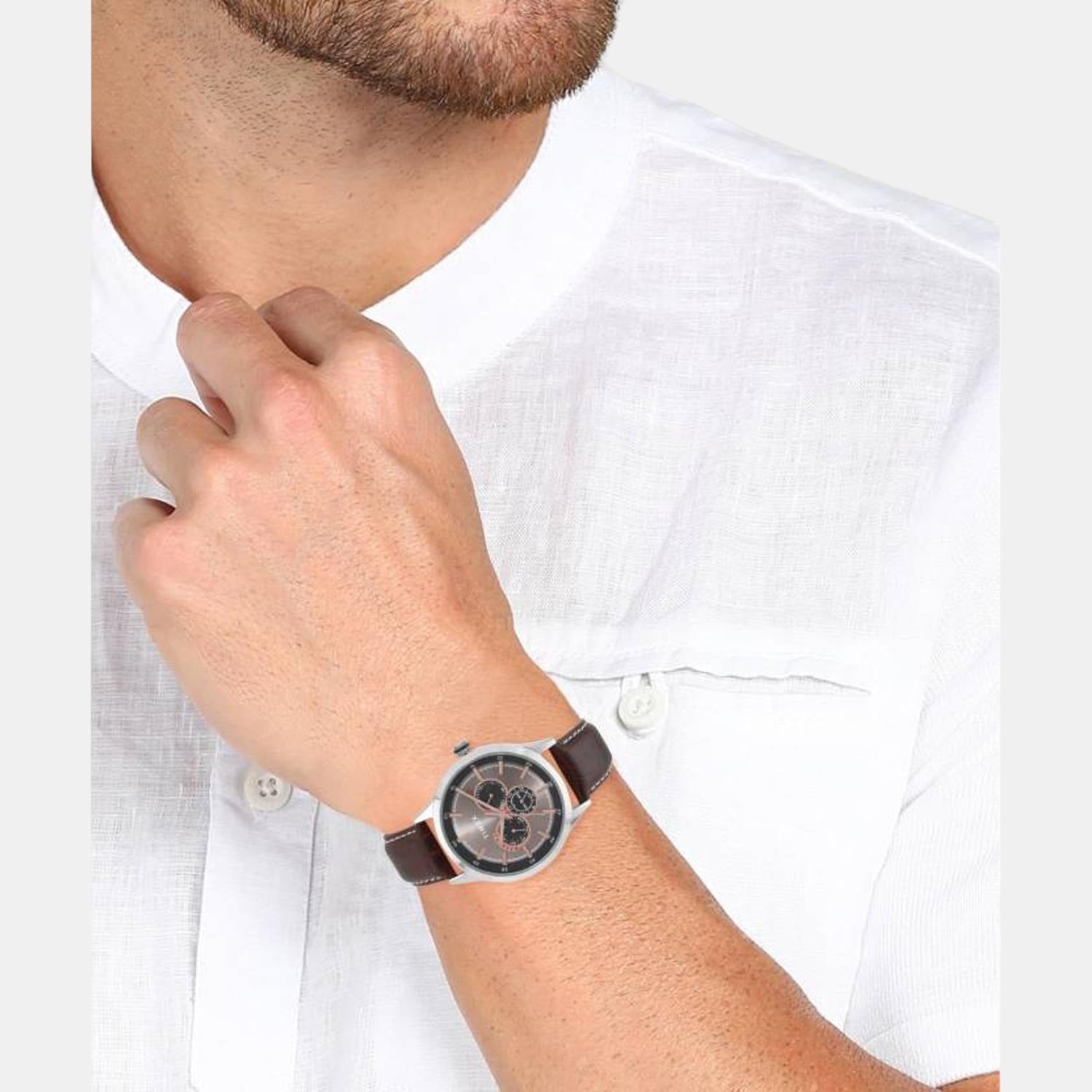 Timex Brass Round watch