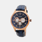 Timex Round Blue Chronograph watch