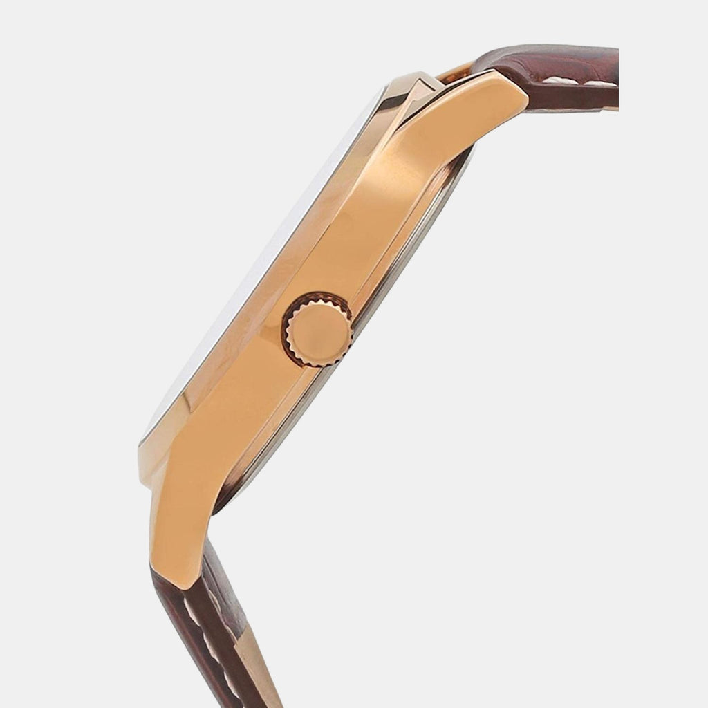 Timex Men Round Rose Gold watch