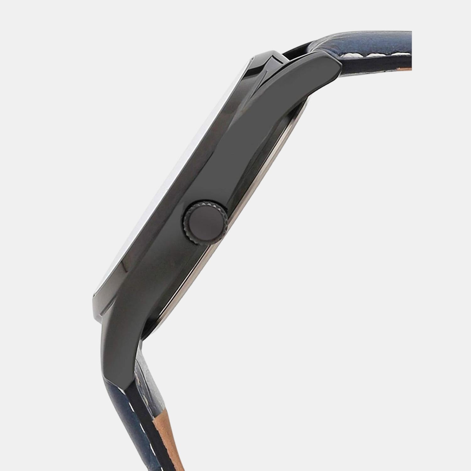 Timex Men Round Blue watch