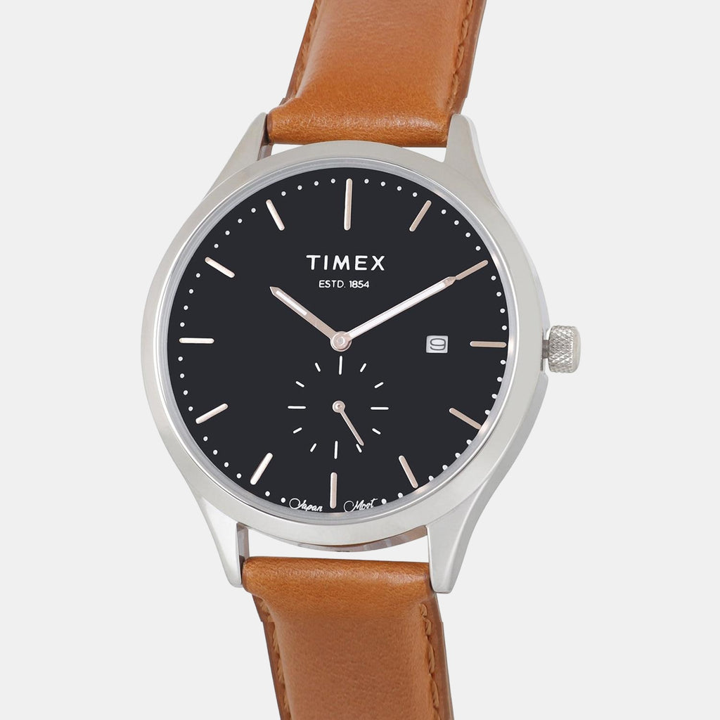 Timex Men Round Black watch