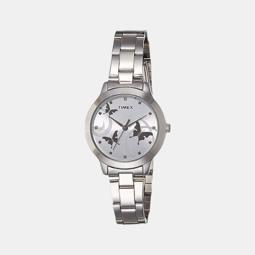 Timex Round Silver Analog watch