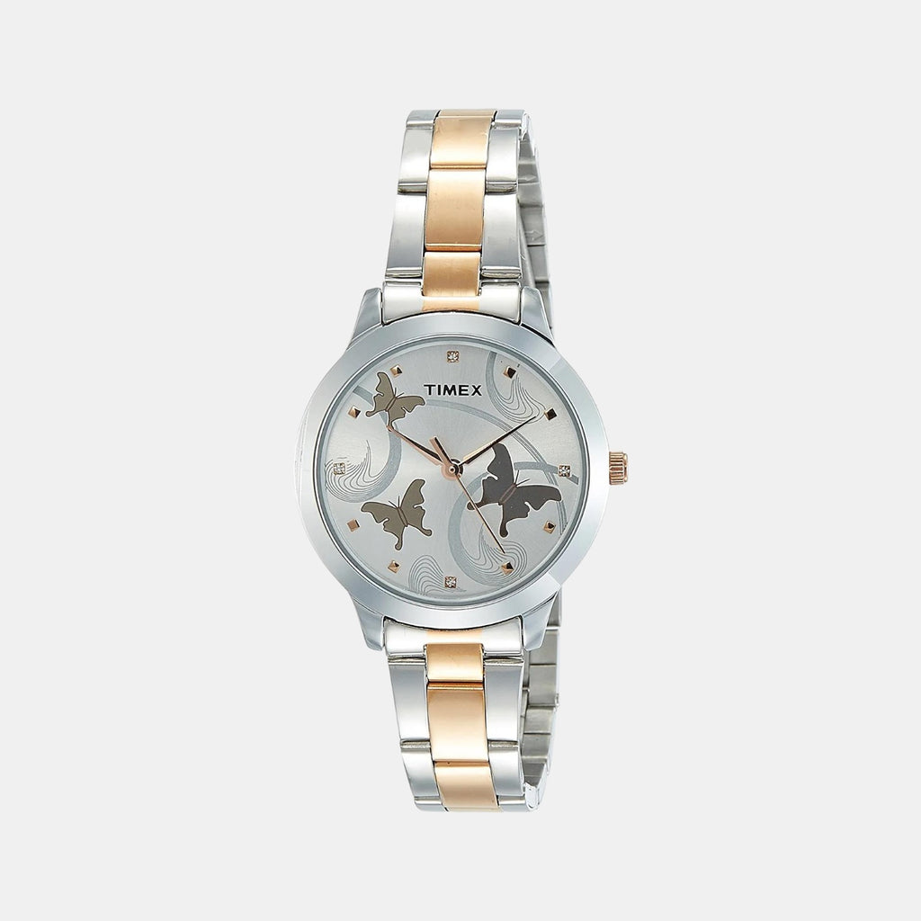 Timex Round Silver Analog watch