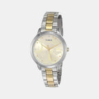 Timex Round Beige Analog watch