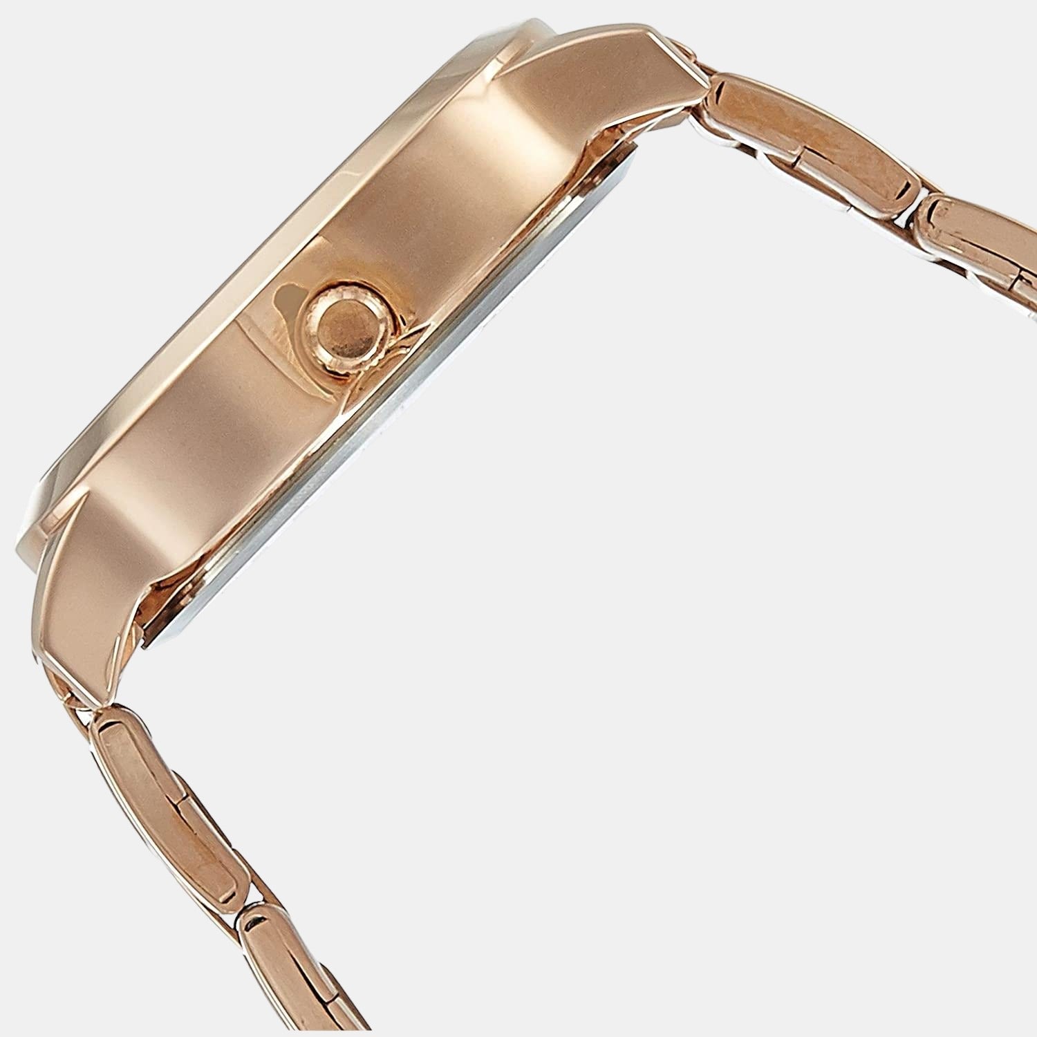 Timex Women Round Rose Gold watch