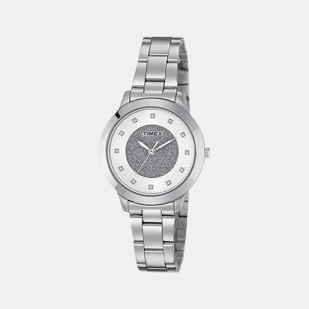 Timex Round Silver Analog watch
