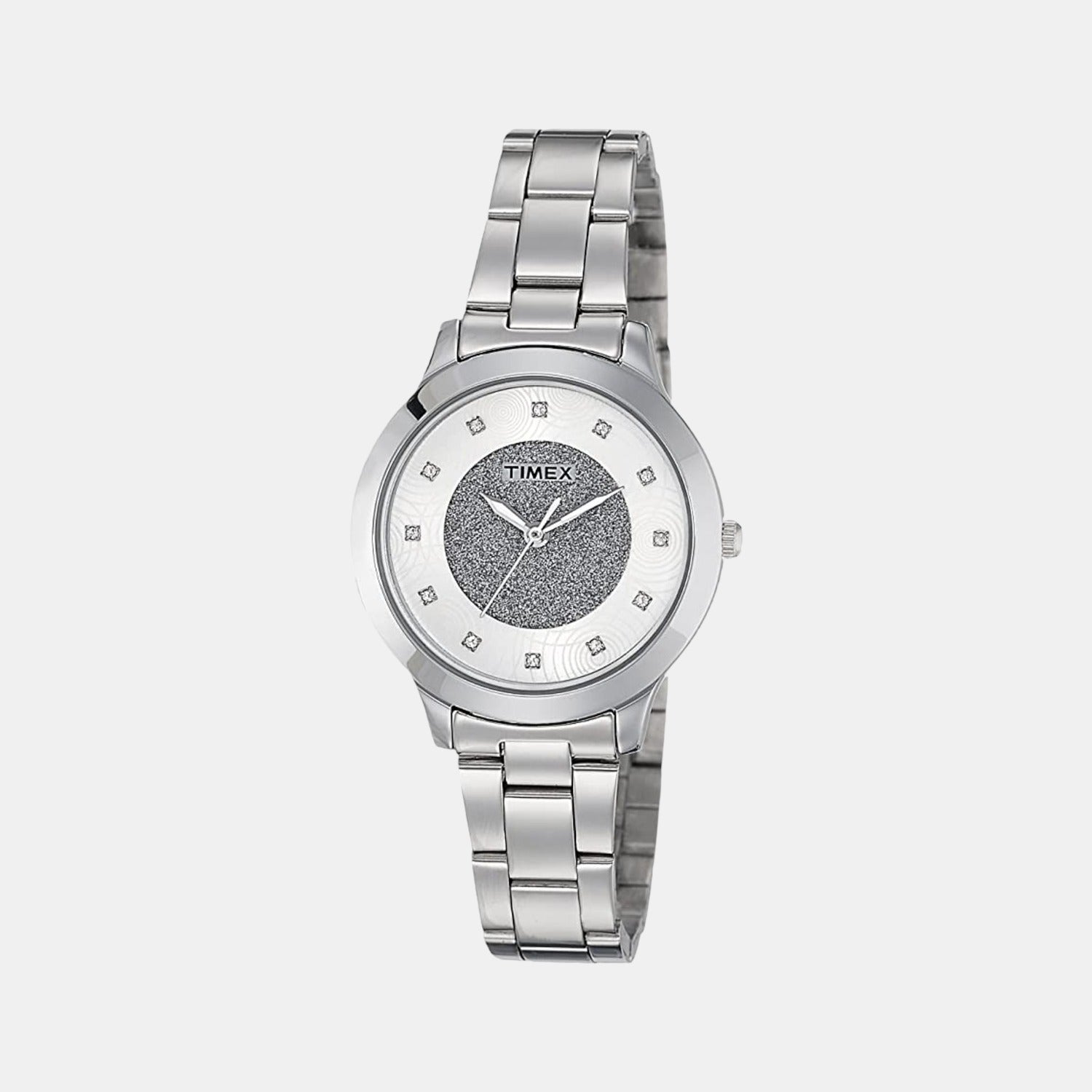 Timex Round Silver Analog watch