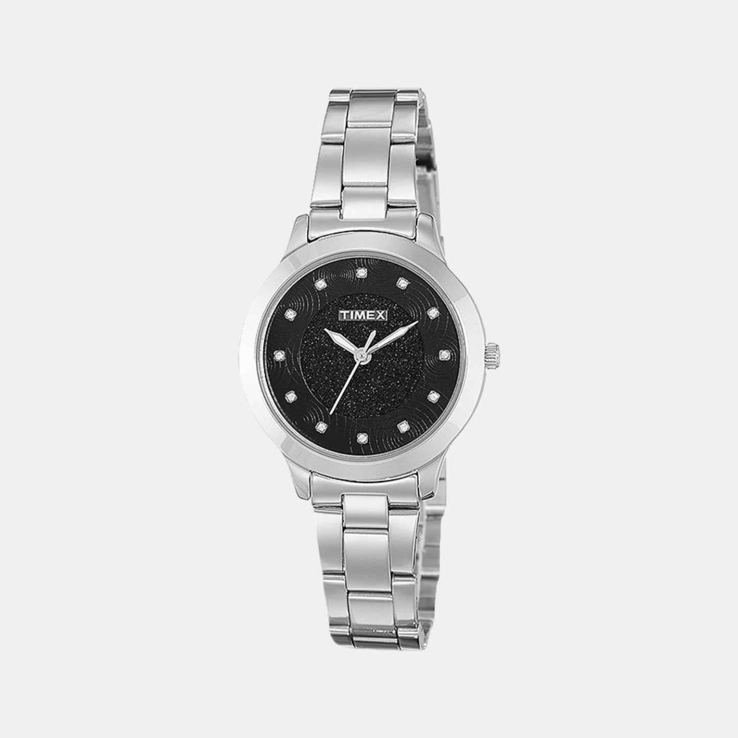 Female Black Analog Stainless Steel Watch TW000T612