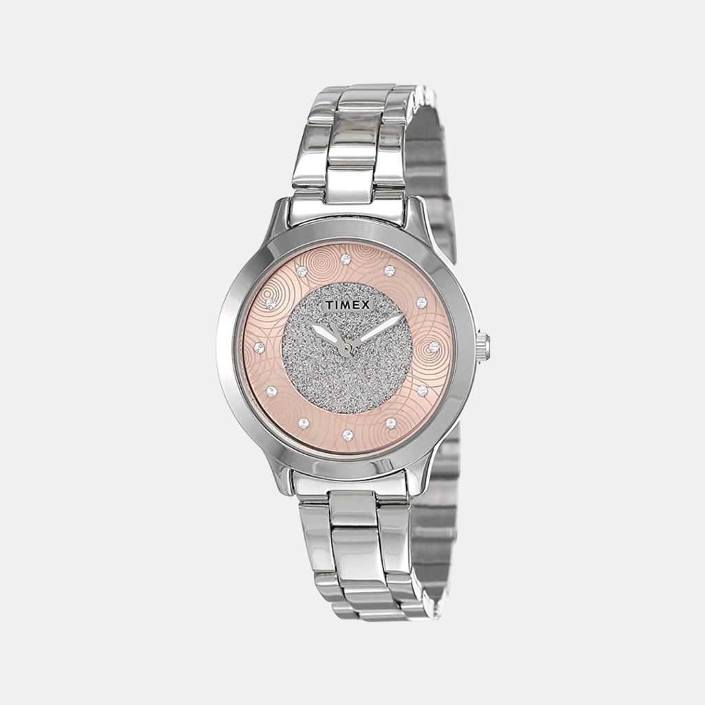 Timex Round Pink Analog watch