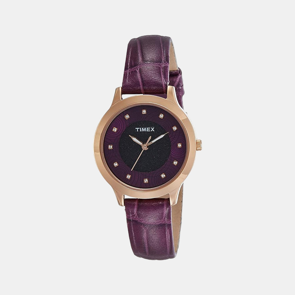 Timex Round Purple Analog watch