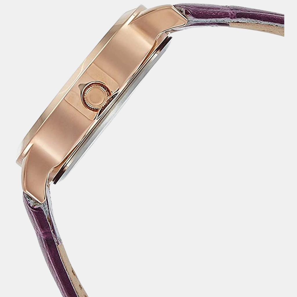 Timex Women Round Purple watch