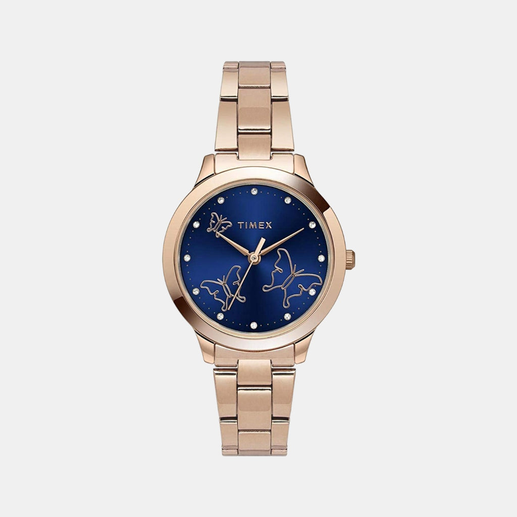 Timex Round Blue Analog watch