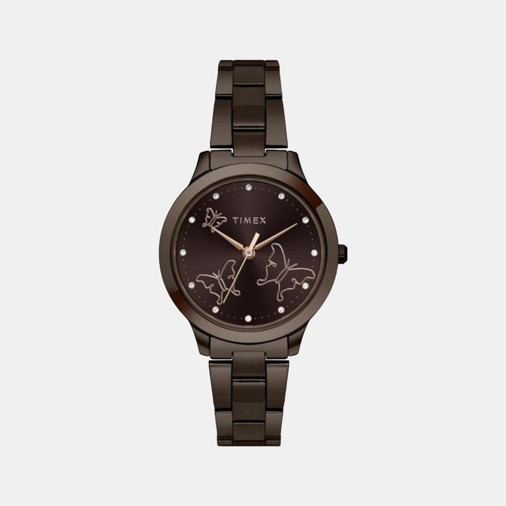 Timex Round Brown Analog watch